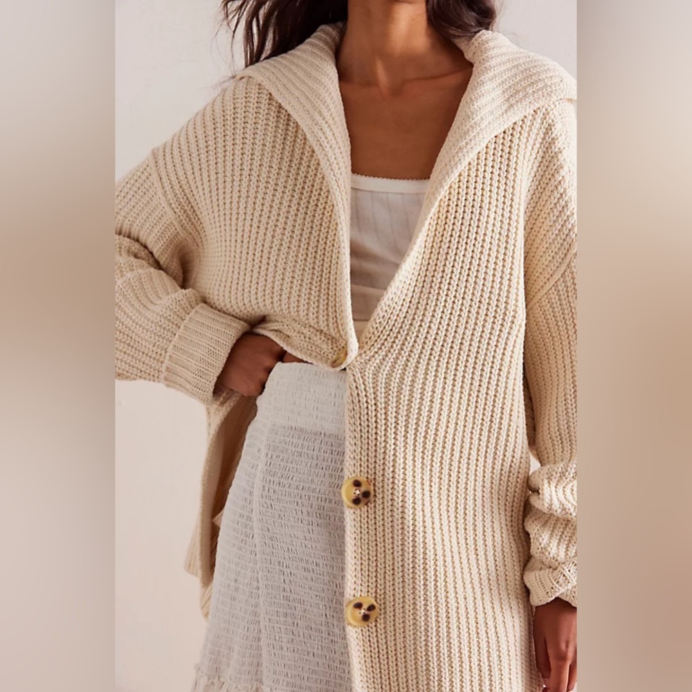 Free People Swim too Deep cardigan size M
